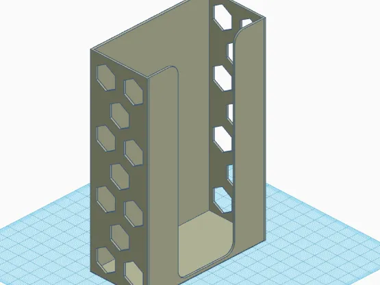 Hexagonal Tissue holder european style