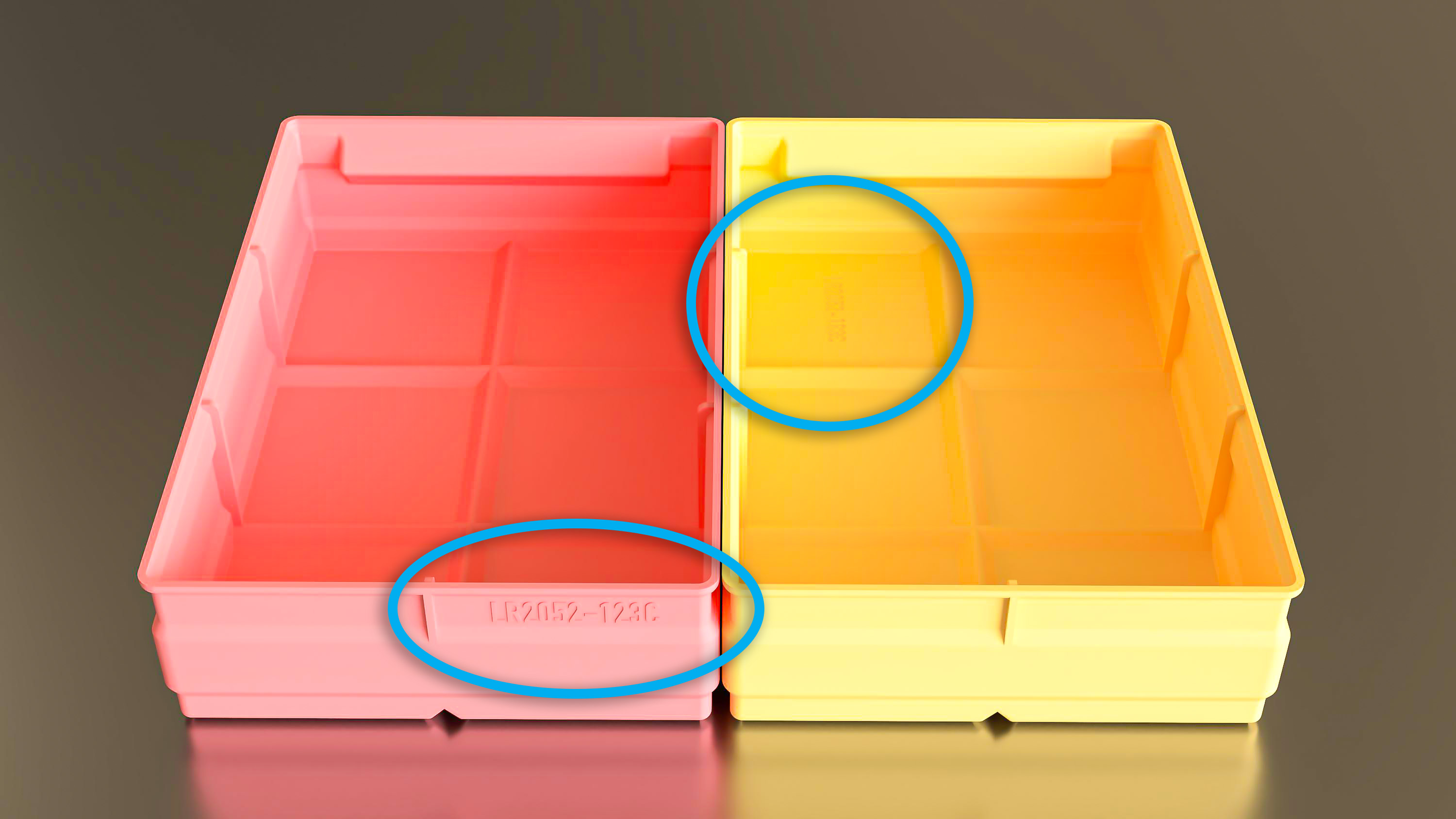 Stackable Storage Boxes Optimized for 3D Print Full Access and