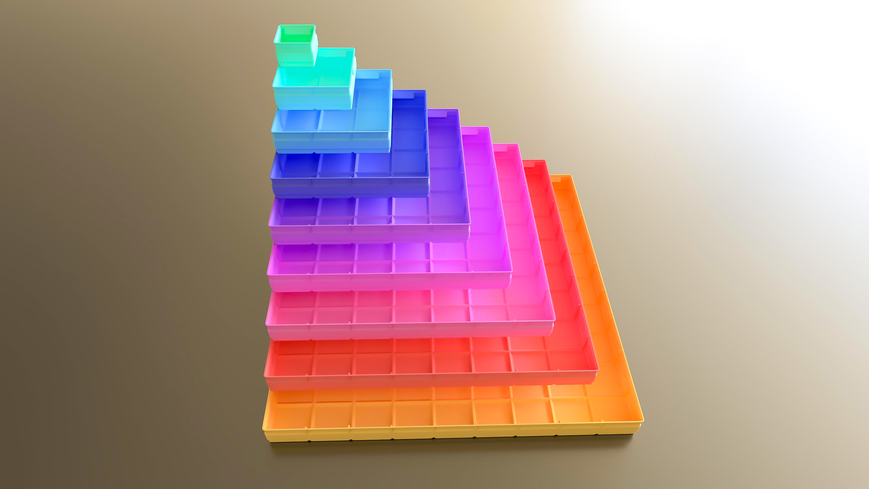 Stackable Storage Boxes Optimized for 3D Print - Full Access and ...