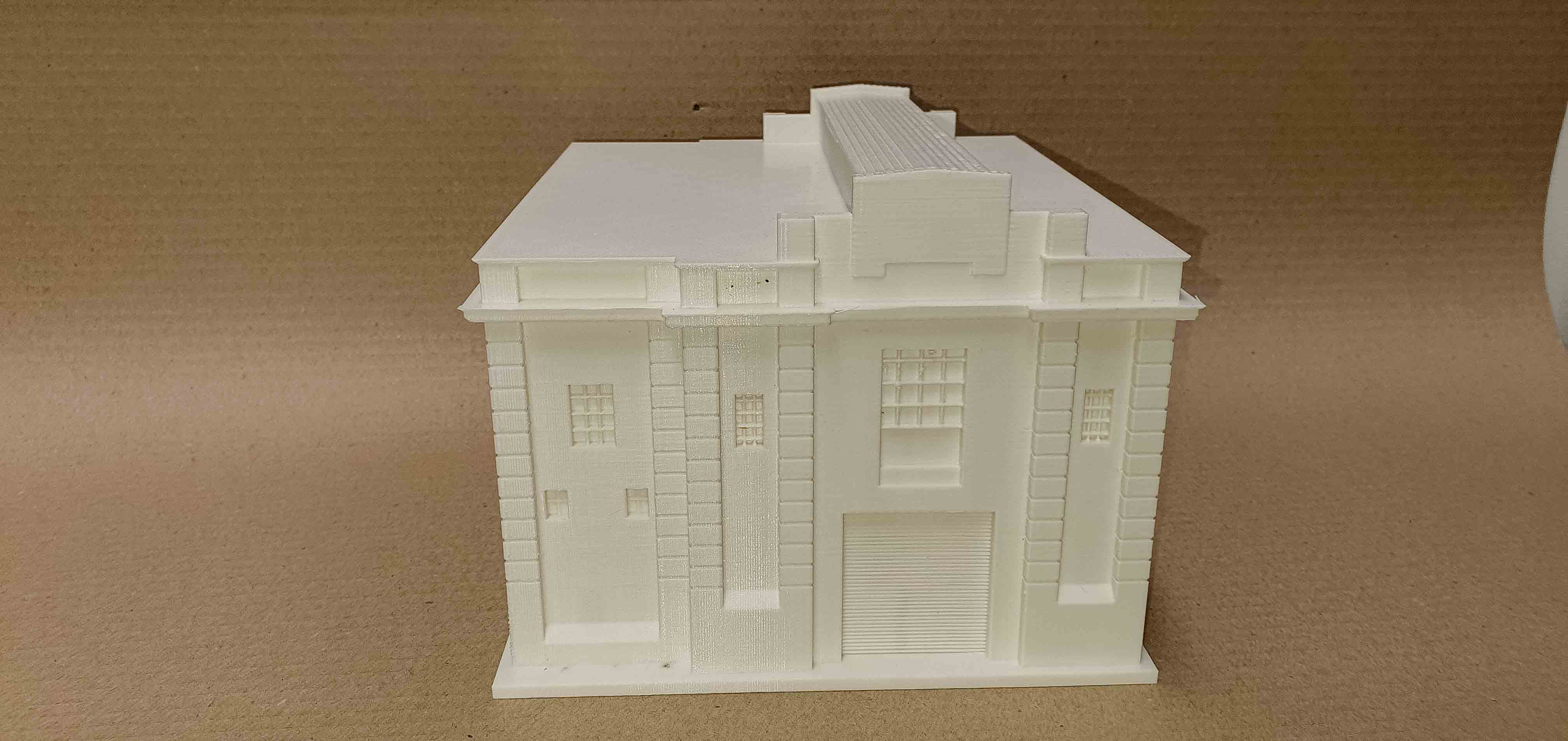 Neoclassical Industrial Warehouse 3D model