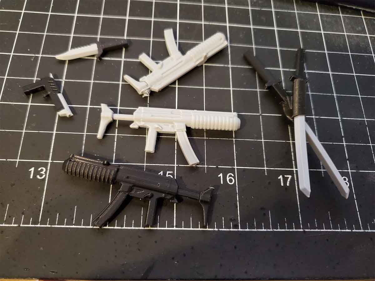 Miniatura 5 do modelo 3D Dummy 13 Weapons Pack Version  2.0
