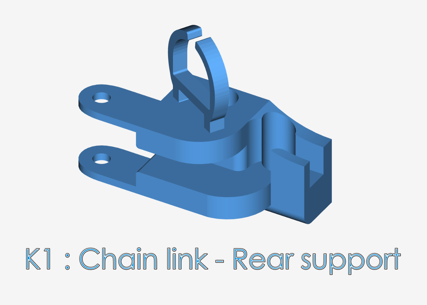 K1 : Chain link - Rear support
