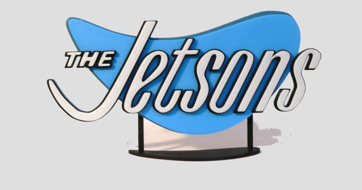 The Jetsons Logo by reddadsteve | Download free STL model | Printables.com