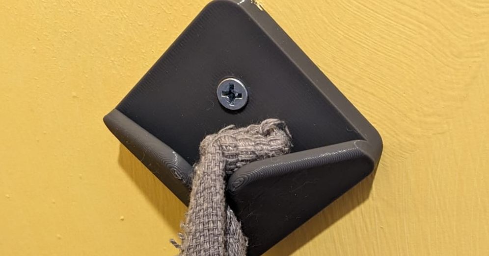 Kitchen Towel Holder Hook By Machspace Download Free STL Model 