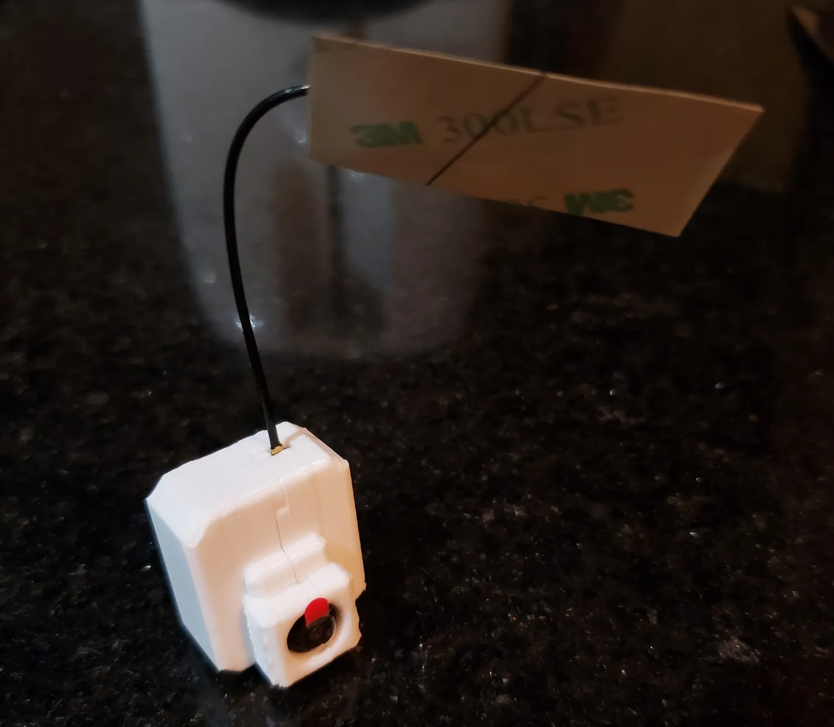 A white and tiny ESP32 CAM Case