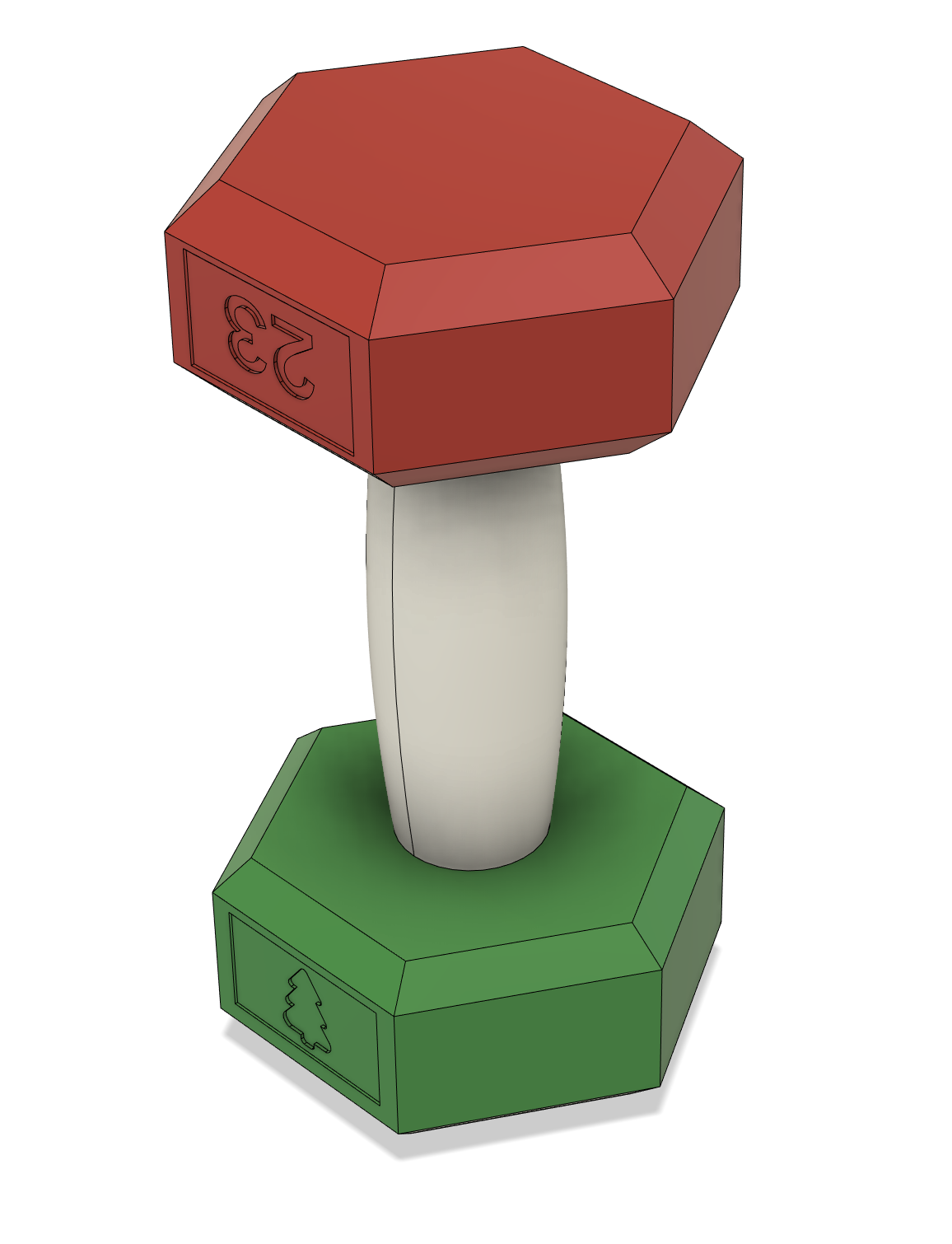 Christmas Ornament Dumbbell by Seagull28 | Download free STL model
