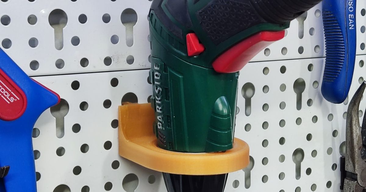 Electric Screwdriver holder for Element System Peg Board Tool Holder by