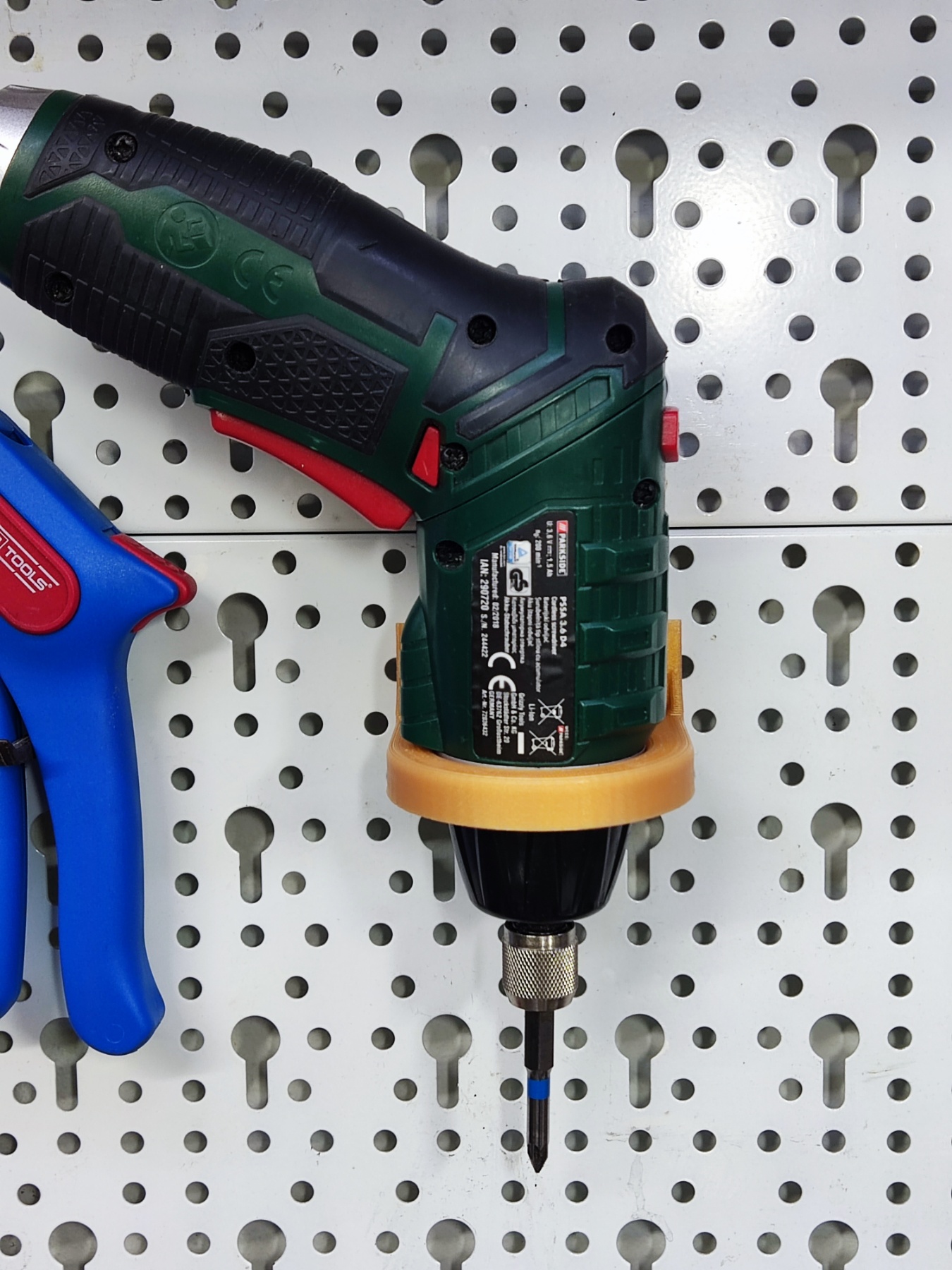 Electric Screwdriver holder for Element System Peg Board Tool Holder by
