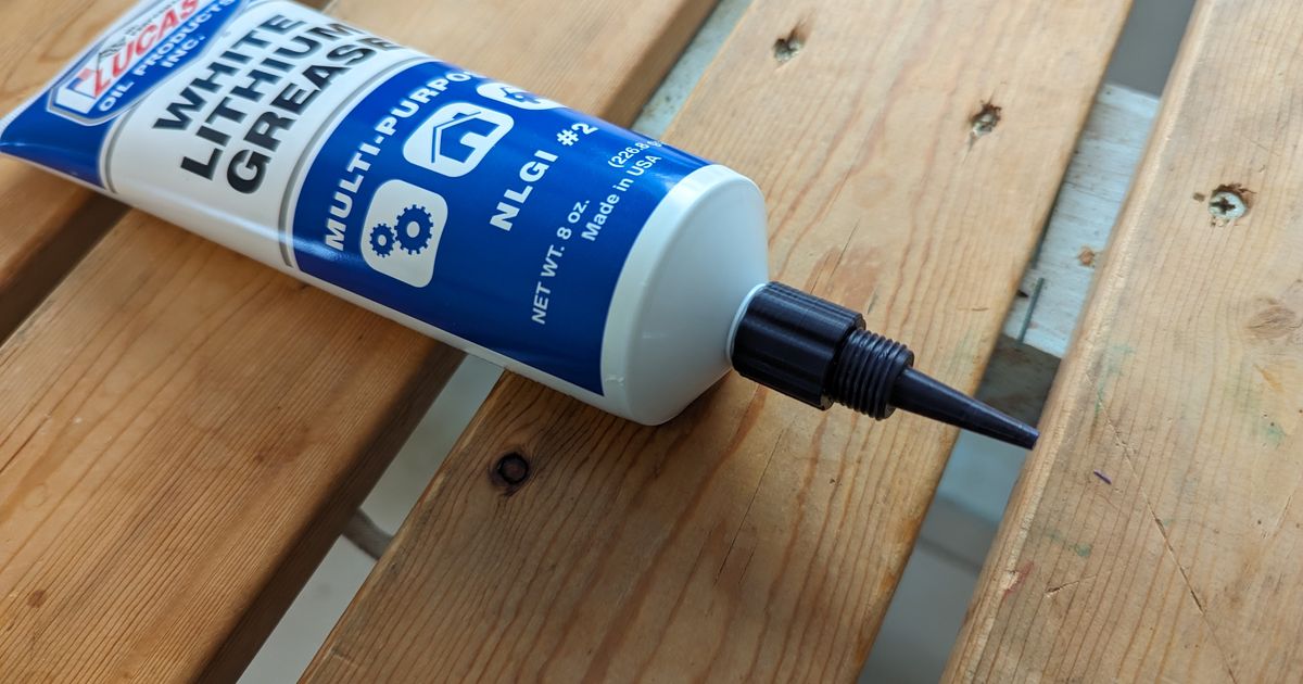 Linear Rail Lubrication Applicator for LUCAS White Lithium Grease by