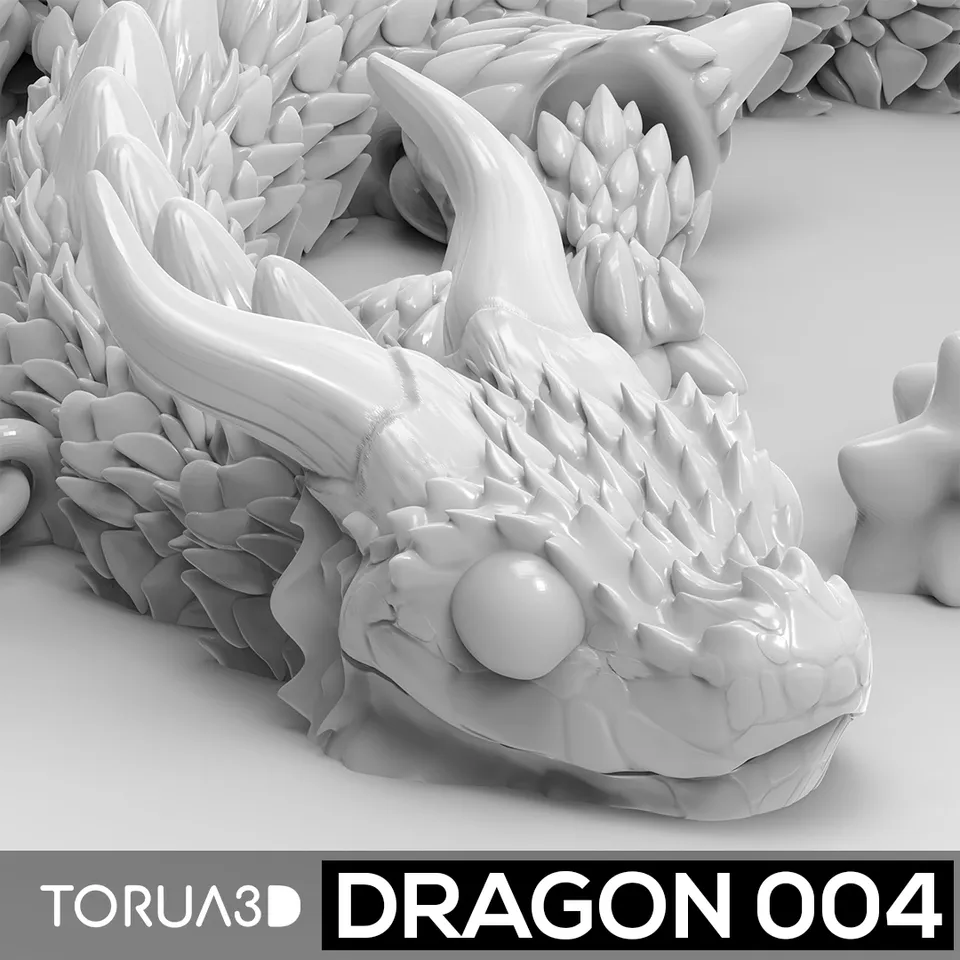 Articulated Dragon 004 | File STL by Torua3D | Download free STL model ...
