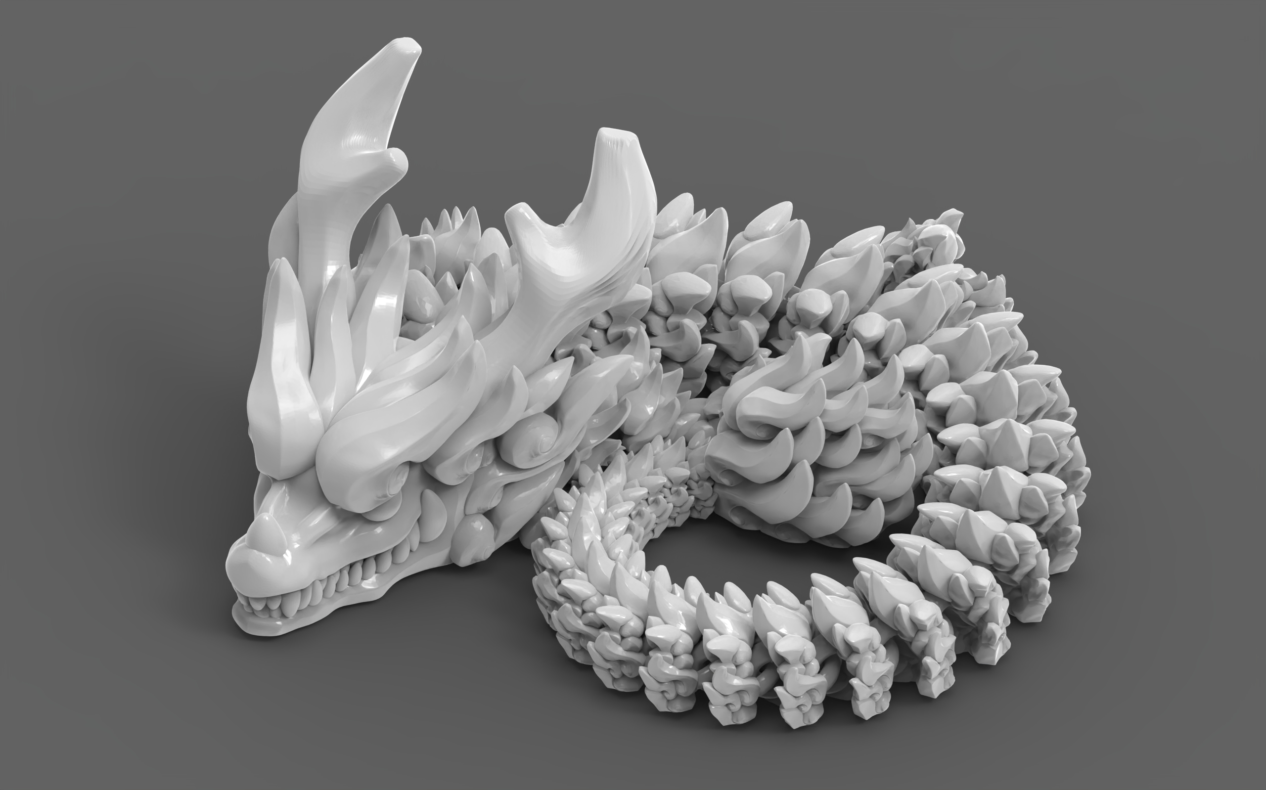 Articulated Dragon 007 File STL by Torua3D Printables Store