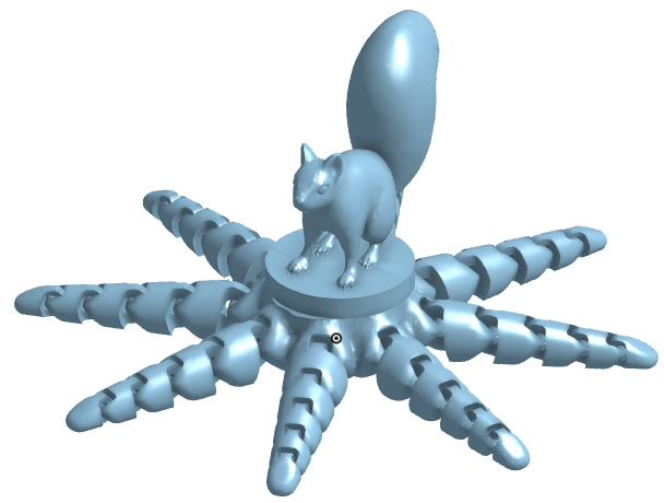 Print in place Squactopus