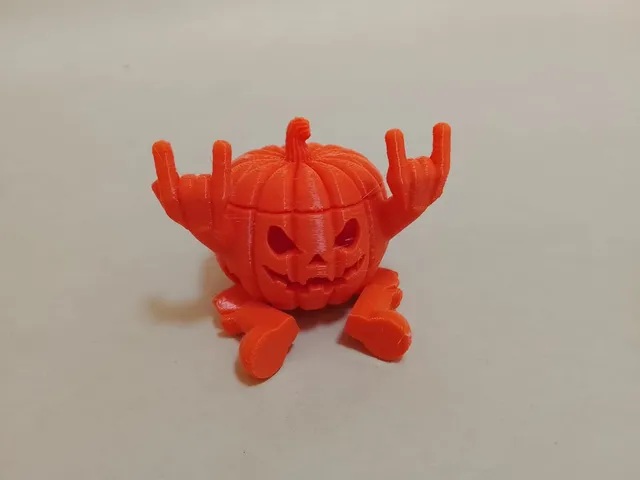 Rock Pumpkin – Articulated Halloween Toy