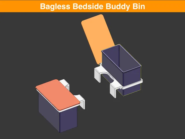 bagless Bedside Buddy Bin