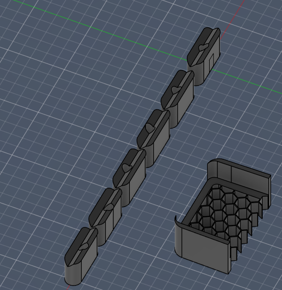 scope defense & clips for sheap airsoft 551_type scopes 3D model