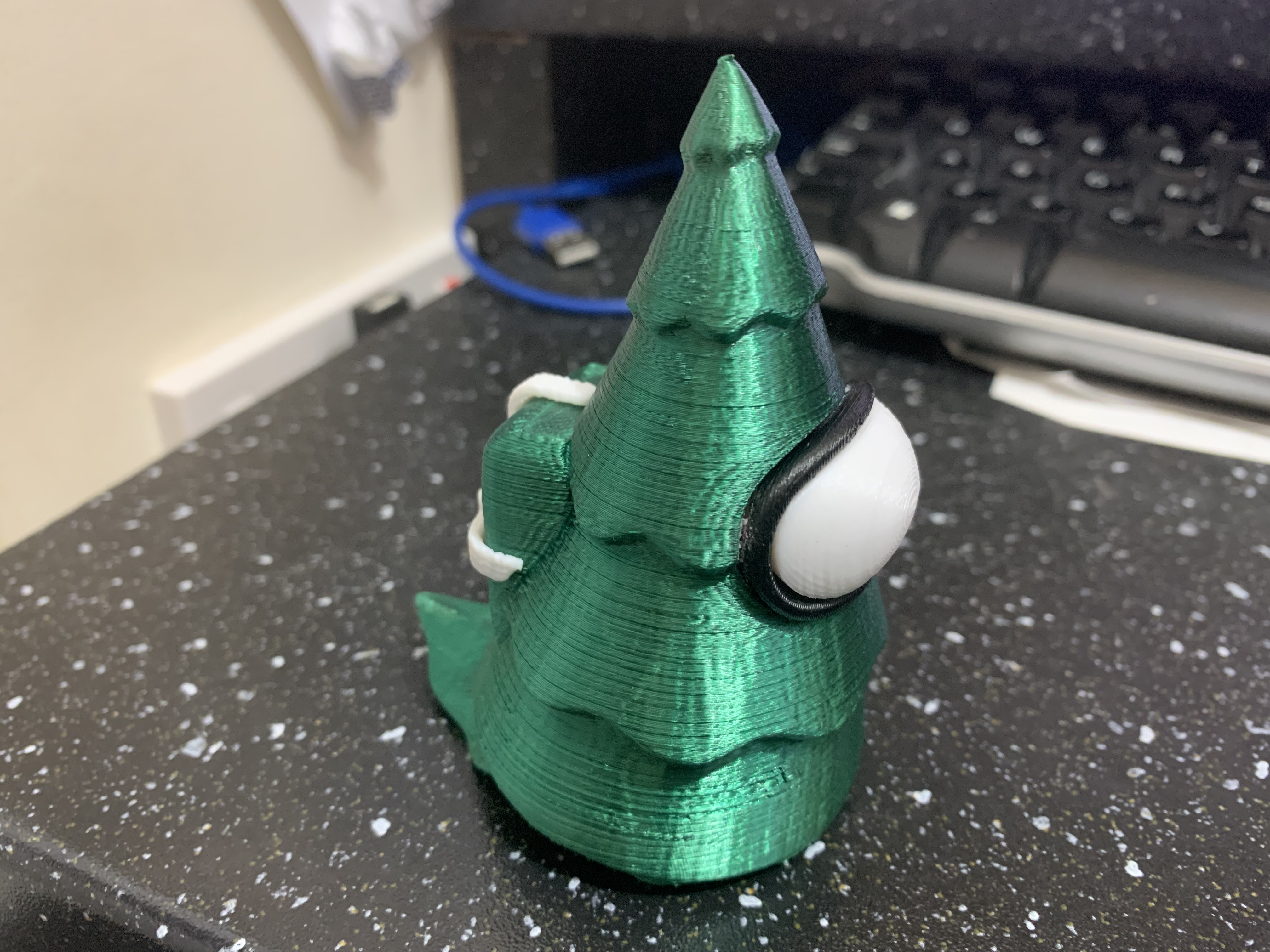 Among Us-Christmas tree spirit (ghost) decoration 3D model thumbnail