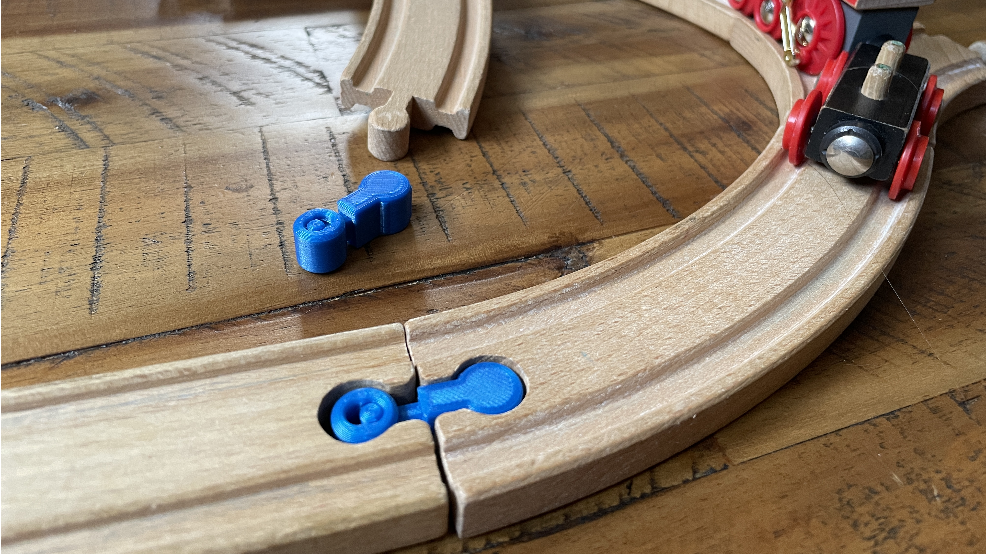 Wooden rail connector