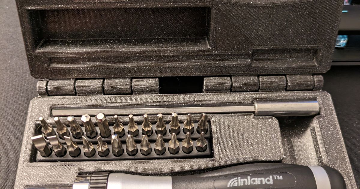 Titan 16092 Screwdriver Case Print in Place by mikecurtismpc Download