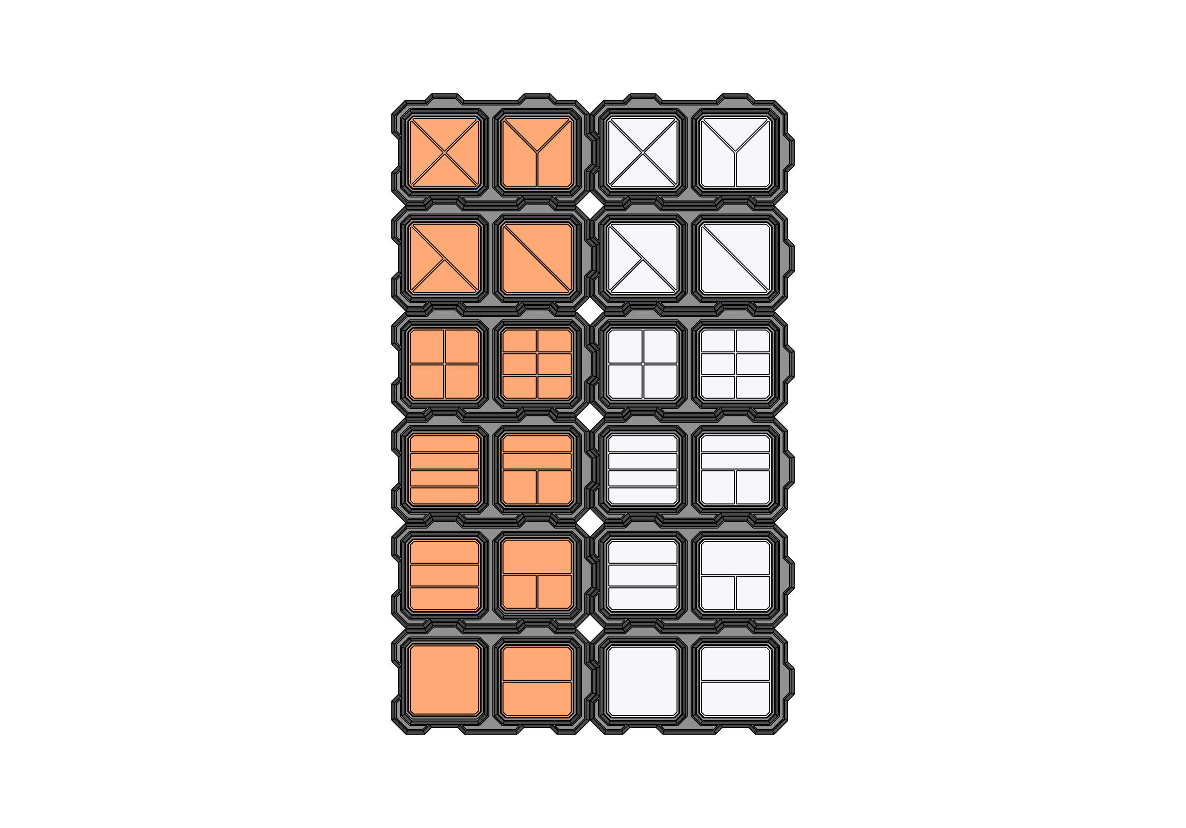 Miniatura 6 do modelo 3D Hex Modular Object Organizer