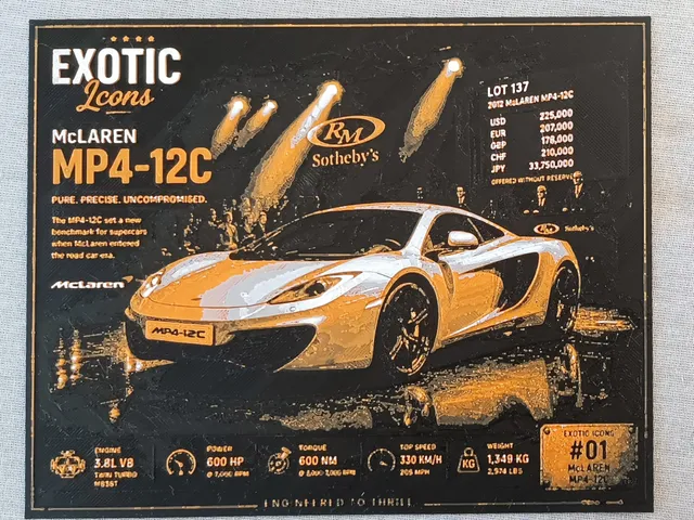 Hueforge Mc Laren MP4 12C
