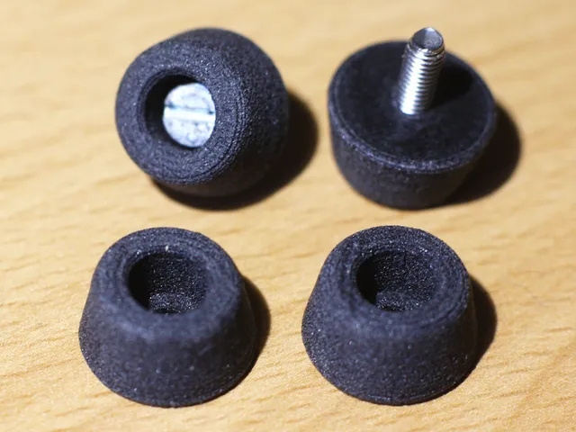 Rubber (TPU) Feet for the Tefifon (or other uses)