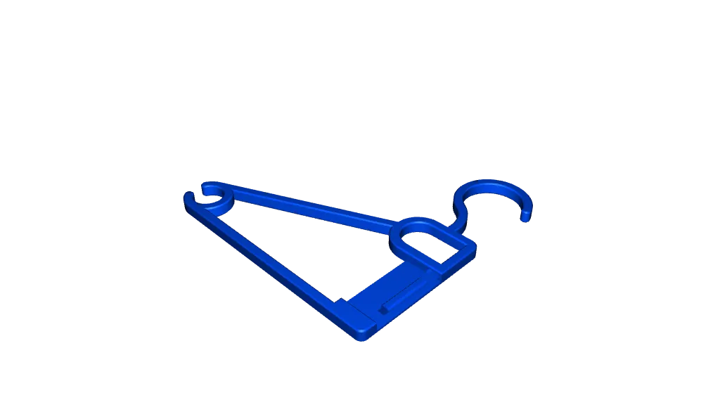 Foldable Coat Hanger tester by Bluewar, Download free STL model