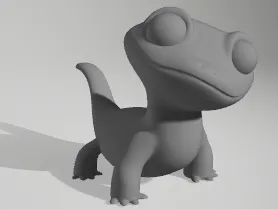 Cartoon Character Lizard