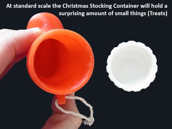 Miniatura 4 do modelo 3D Christmas Stocking Container Reupload
