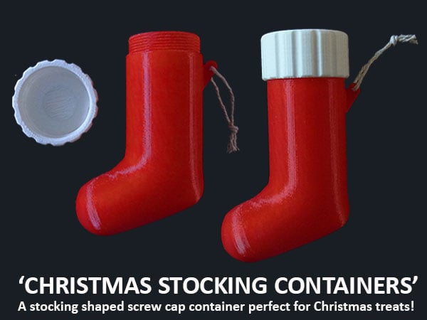 Miniatura 10 do modelo 3D Christmas Stocking Container Reupload