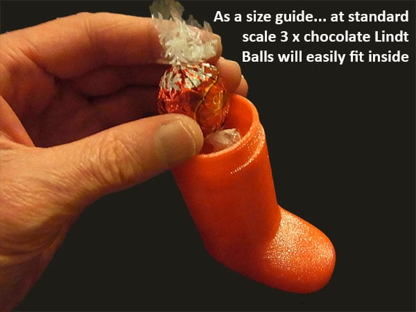 Miniatura 3 do modelo 3D Christmas Stocking Container Reupload