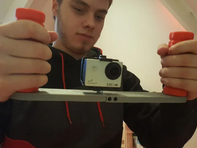 2 hand holder for action camera