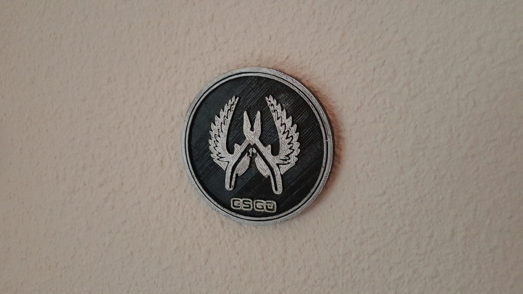 Miniatura 4 do modelo 3D CSGO logo CT