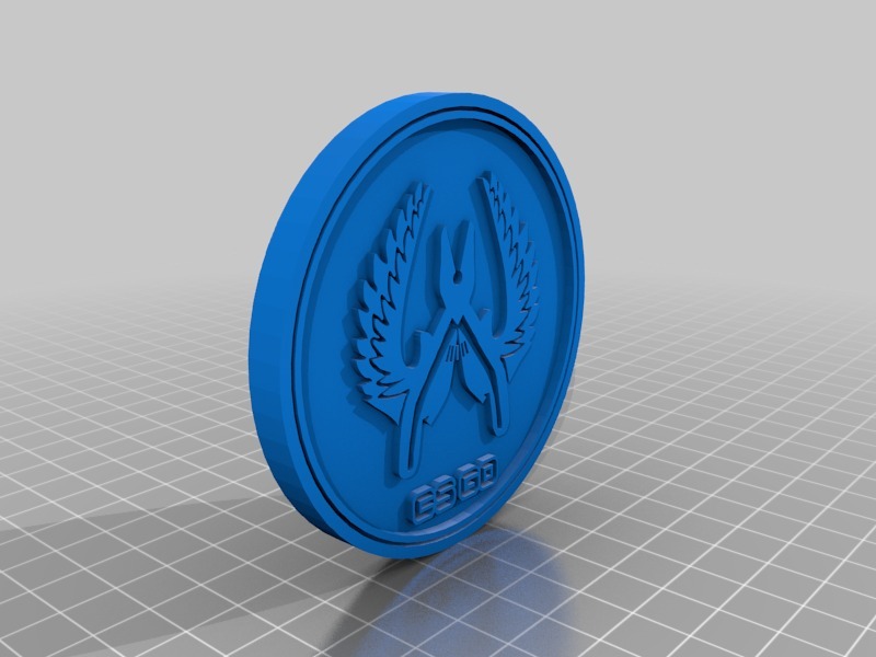 Miniatura 5 do modelo 3D CSGO logo CT