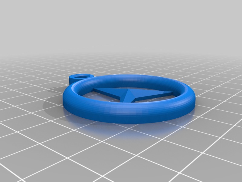 mercedes logo necklace by Douwe Miedema Download free STL model