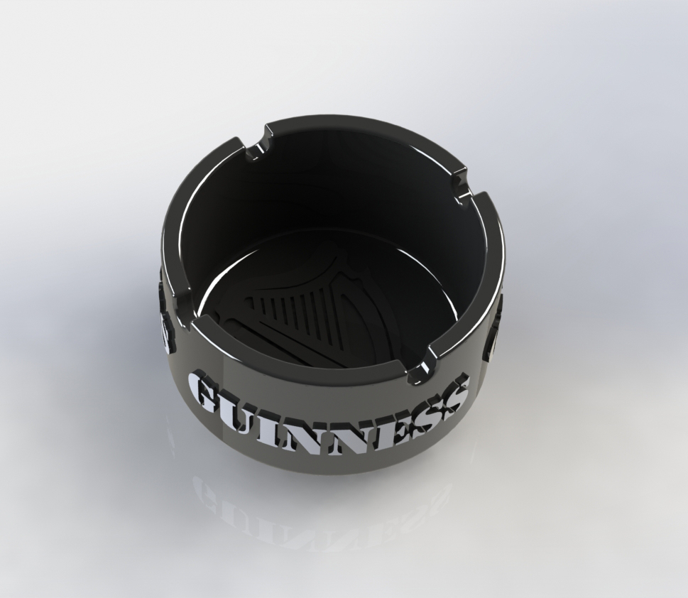 Giunness ashtray by Alpino76 Download free STL model