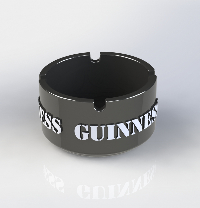 Giunness ashtray by Alpino76 Download free STL model