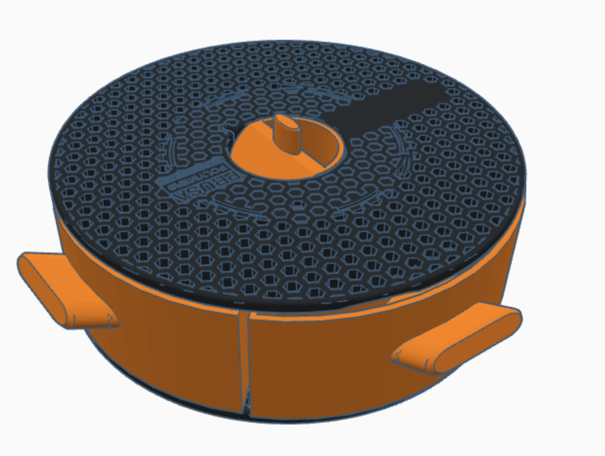 Miniatura 4 do modelo 3D Rotating stackable Prusament spool storage drawers