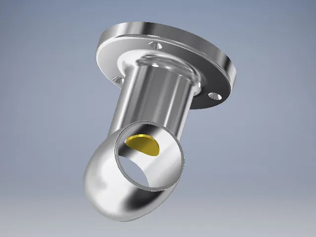 Handrail pole mount