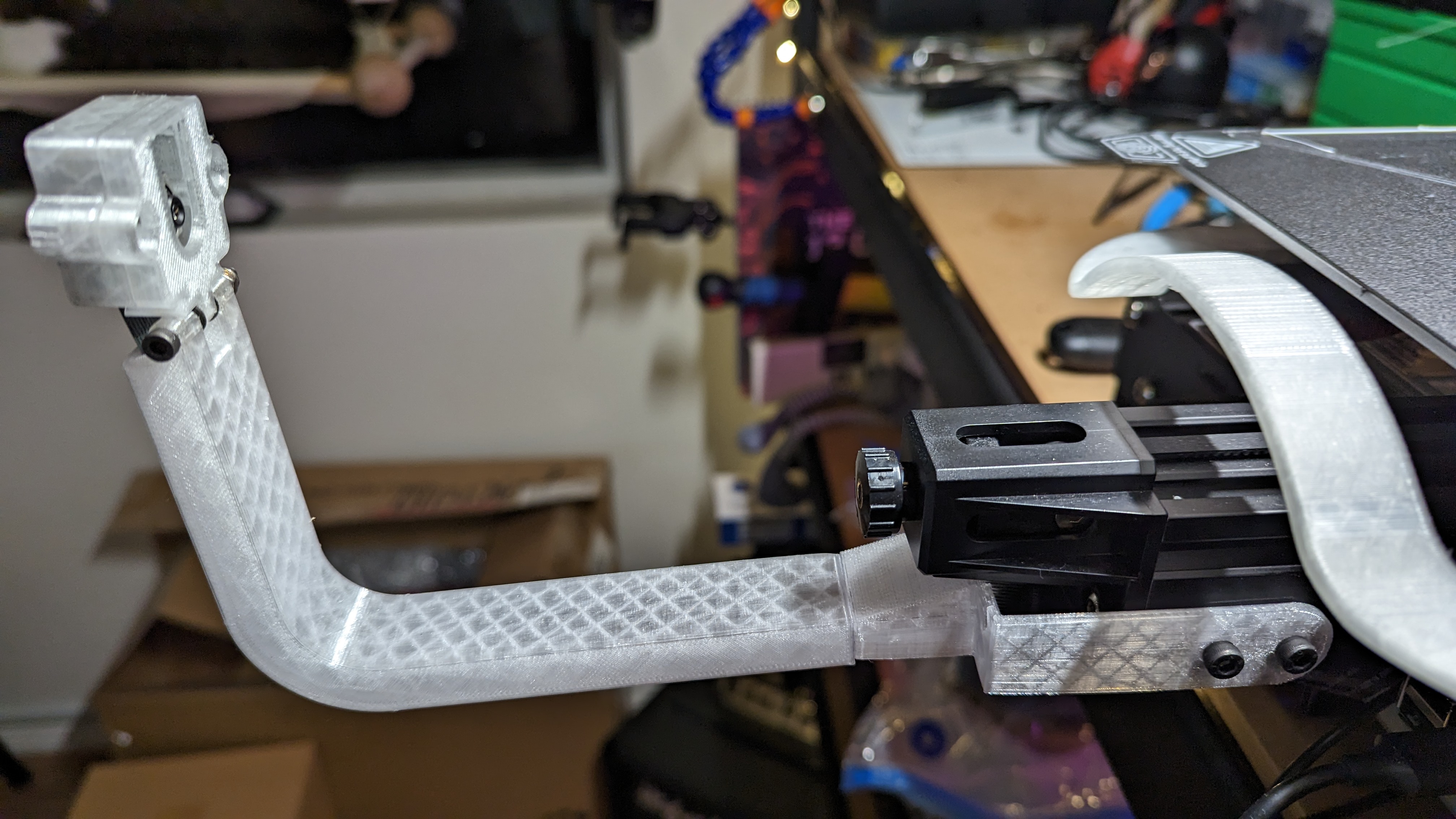 Ender 3 v2 Neo Raspberry Pi Camera Module 3 front mount 3D model thumbnail