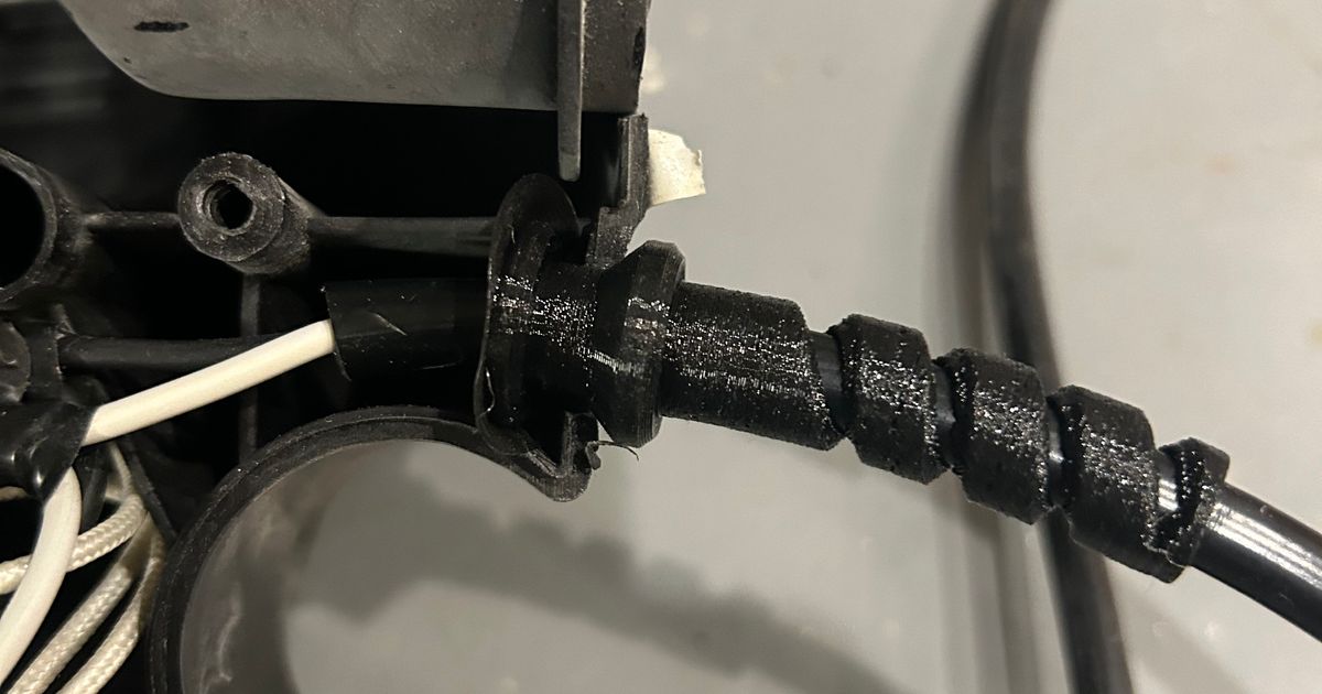 Power Cord Strain relief. No support necessary by KeilTheOld Download