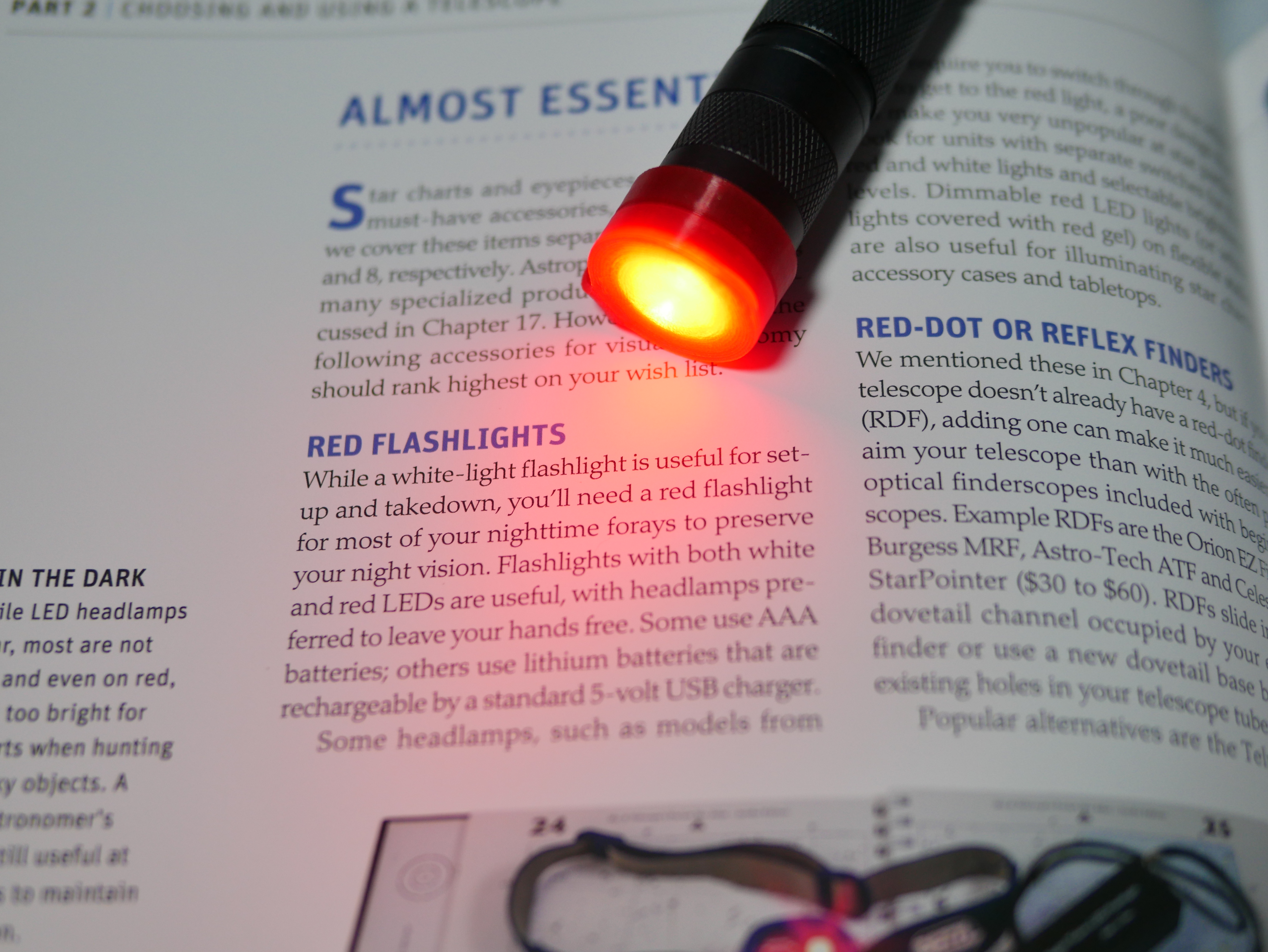 Red diffuser for Convey T2 flashlight