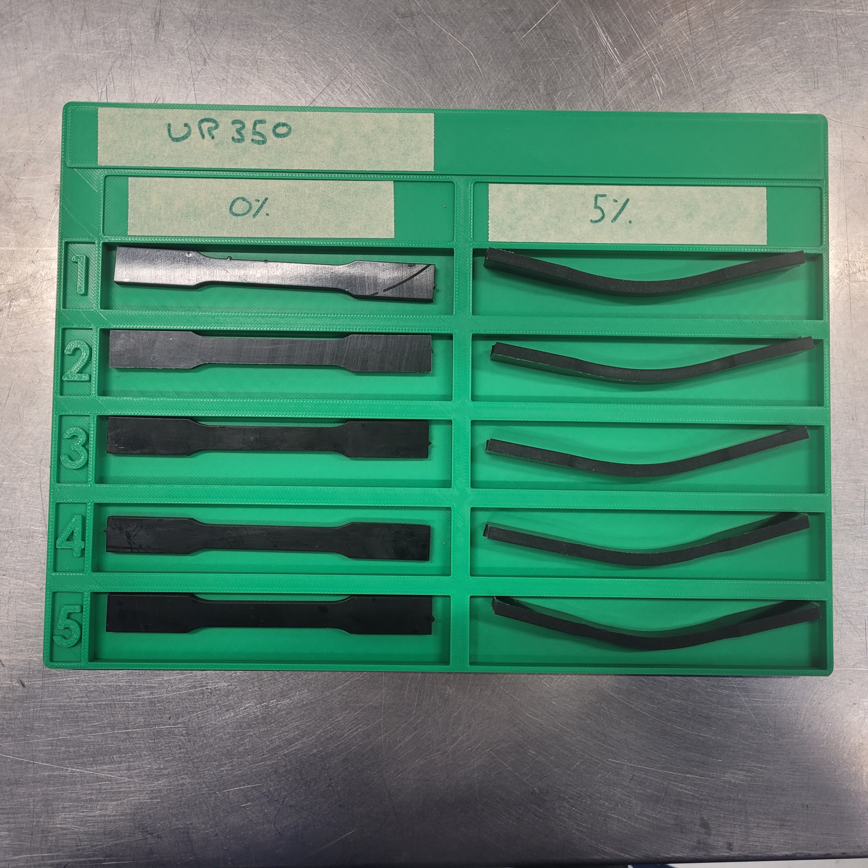 Tray samples holder 5 row & 2 columns