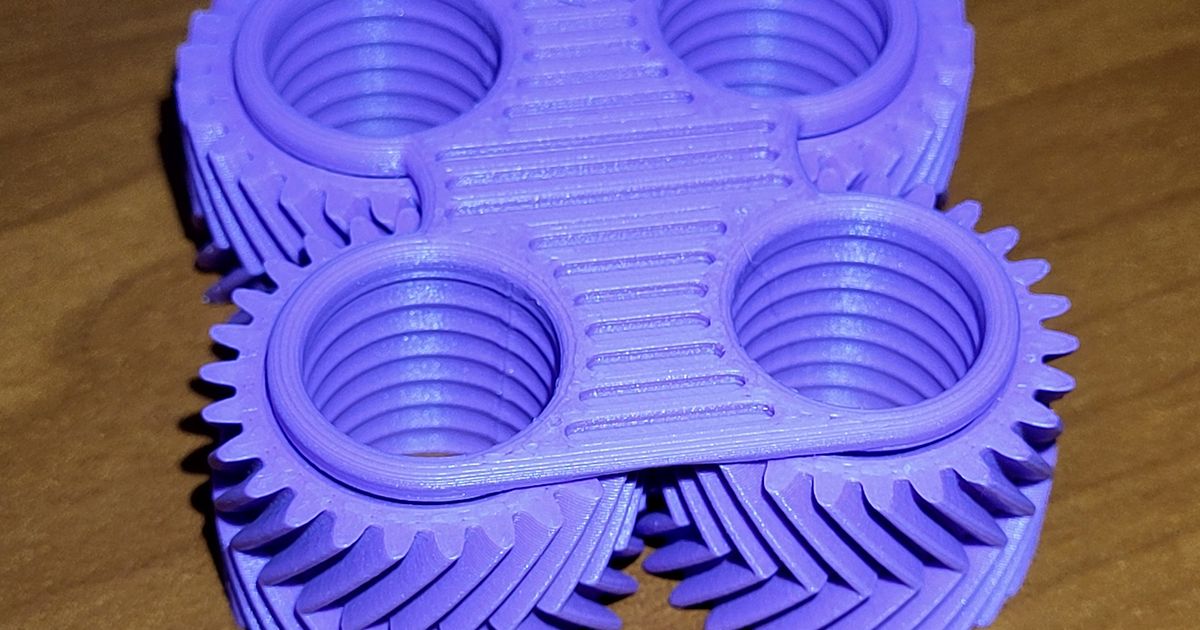 Quattro Fidget Gears by szutsgy | Download free STL model | Printables.com