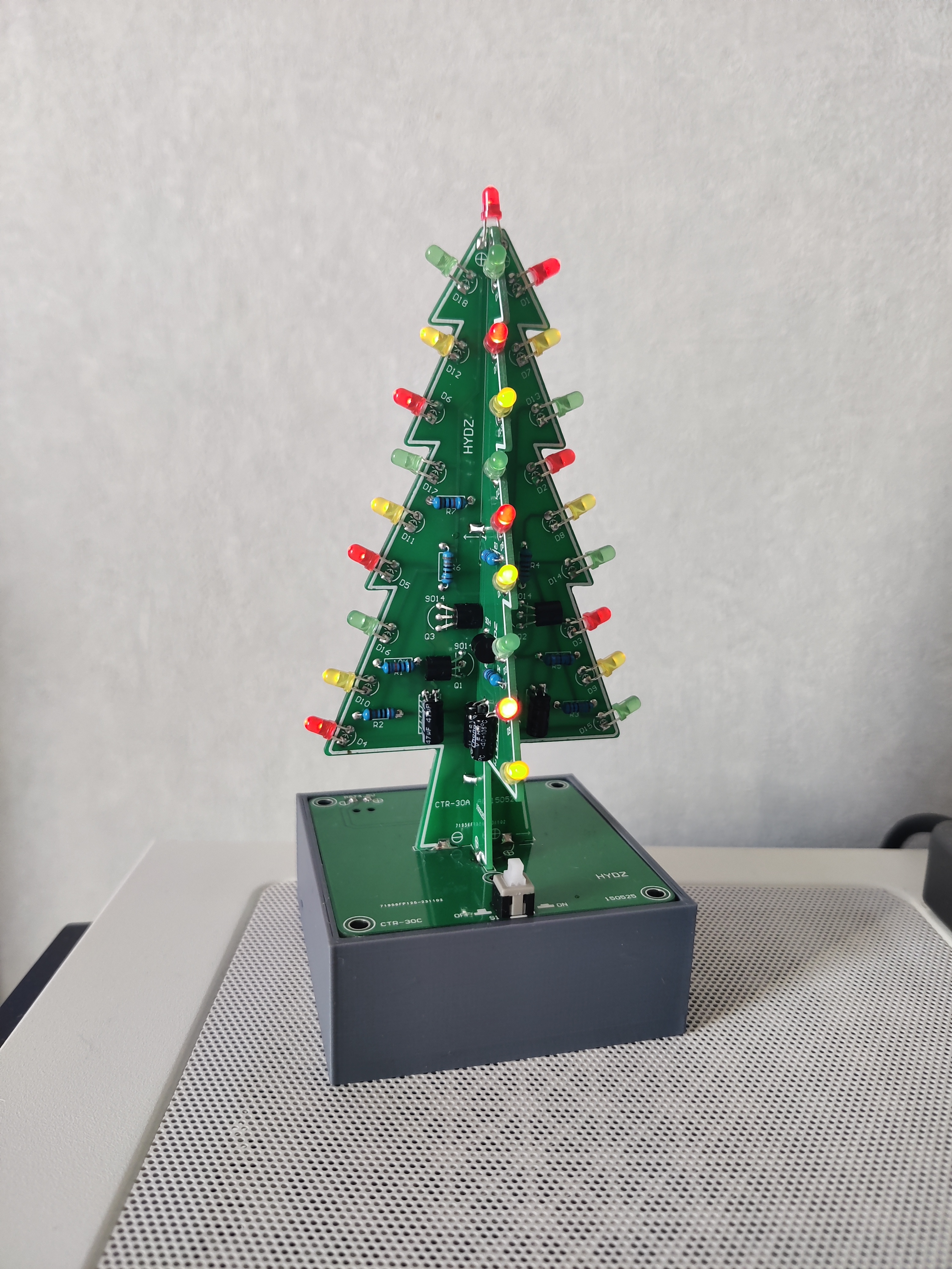Christmas PCB Tree rechargeable base