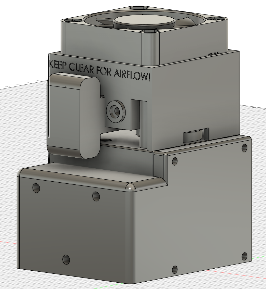 E3D Hemera mount for Anycubic Predator by FrenchBattletoaster