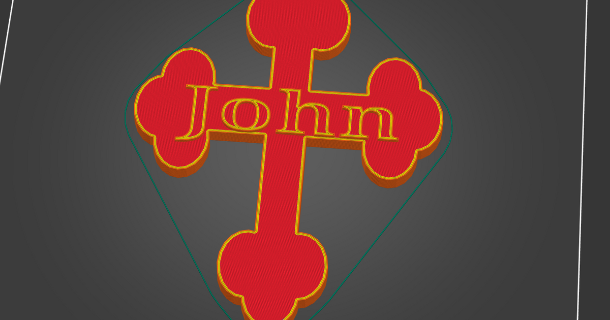 Cross with Name by Asoryal | Download free STL model | Printables.com