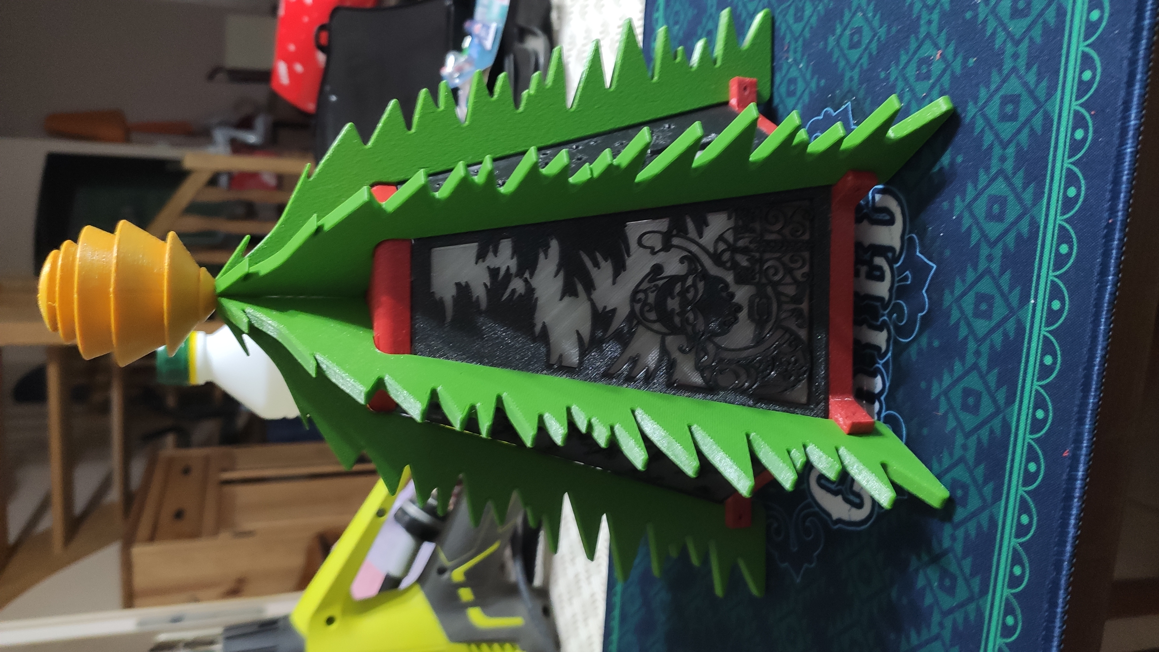 Christmas tree shape RGB lantern