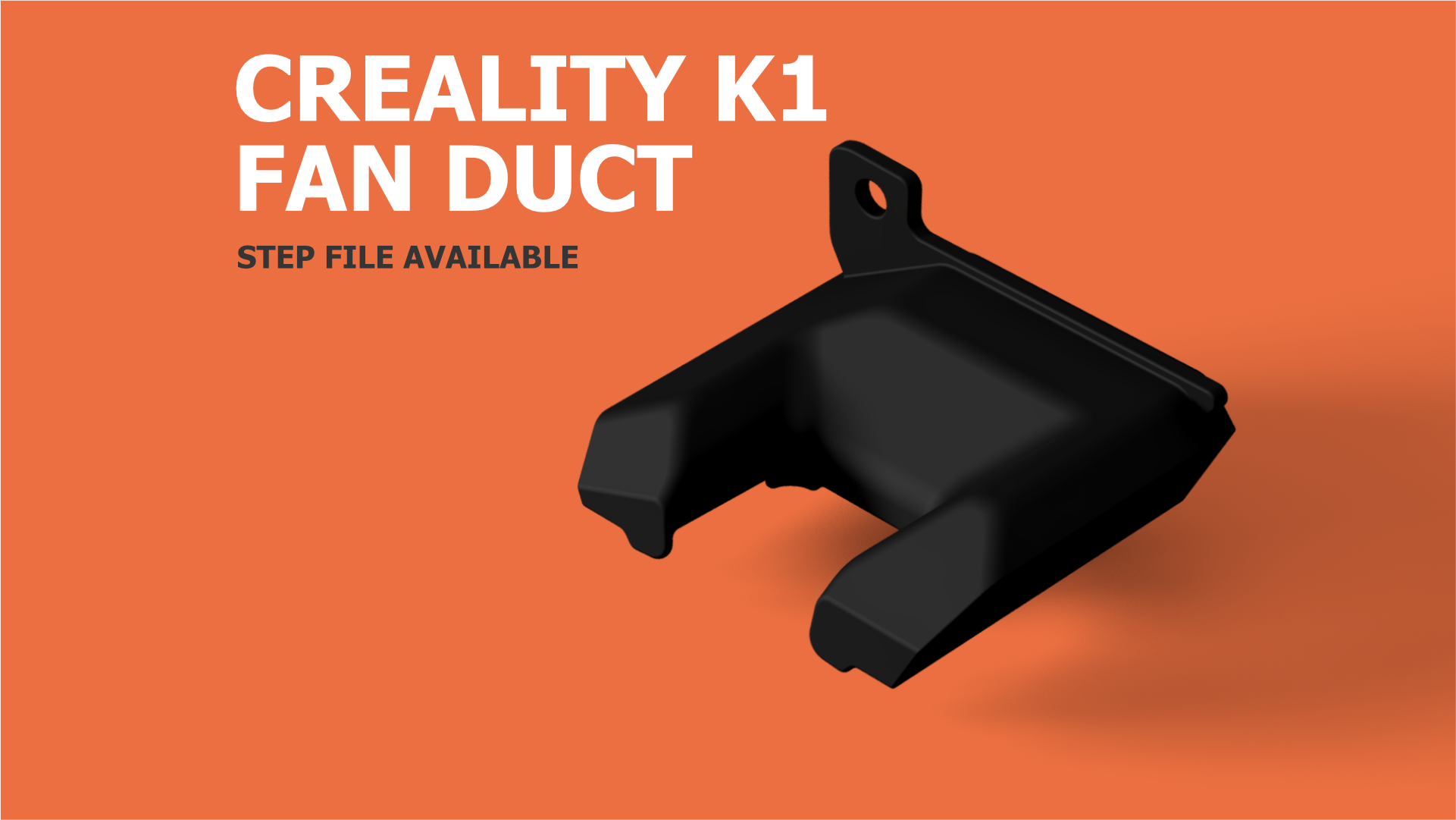 Creality K1 Fan Duct CAD