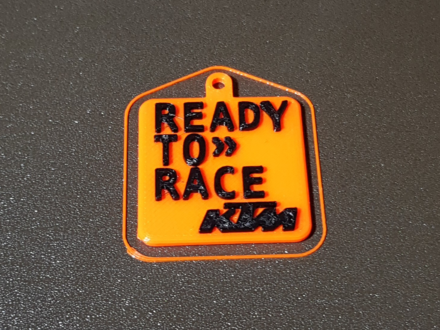 Miniatura 2 do modelo 3D KTM keyring pendant
