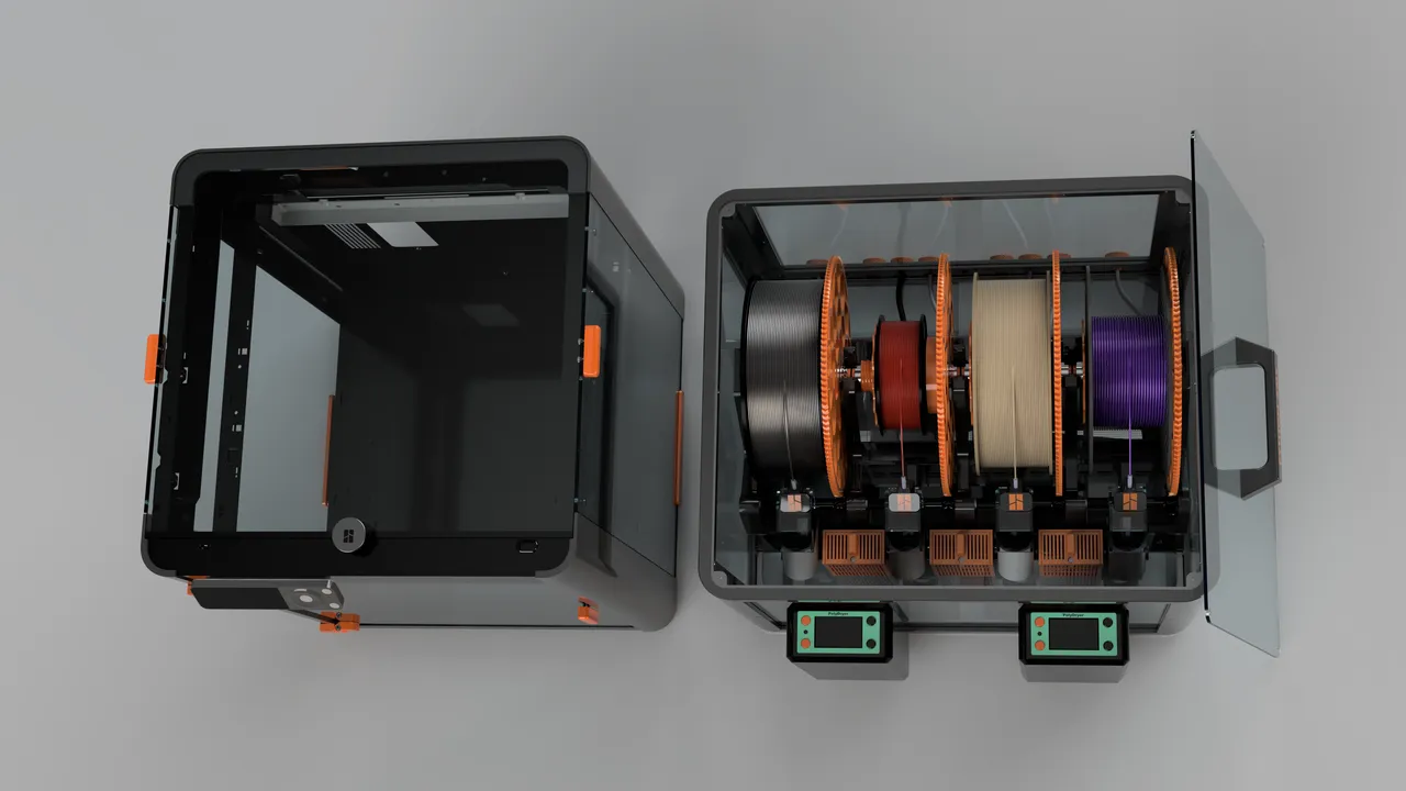 Python AMS - Ultimate Bambu Lab AMS by humebeam | Download free STL ...